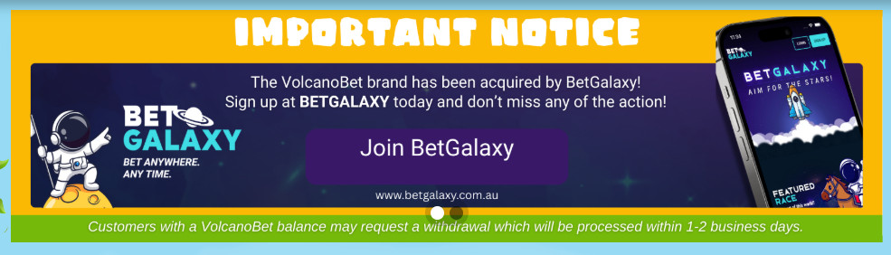VolcanoBet notice